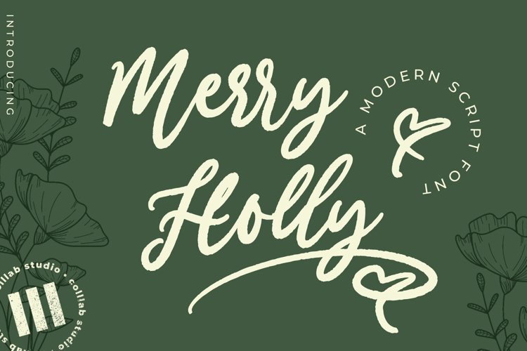 Merry Holly Font