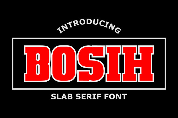 Bosih Font