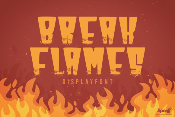 Break Flames Font