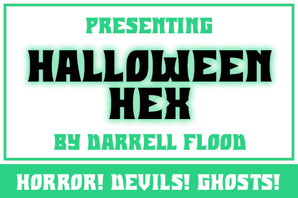 Halloween Hex Font