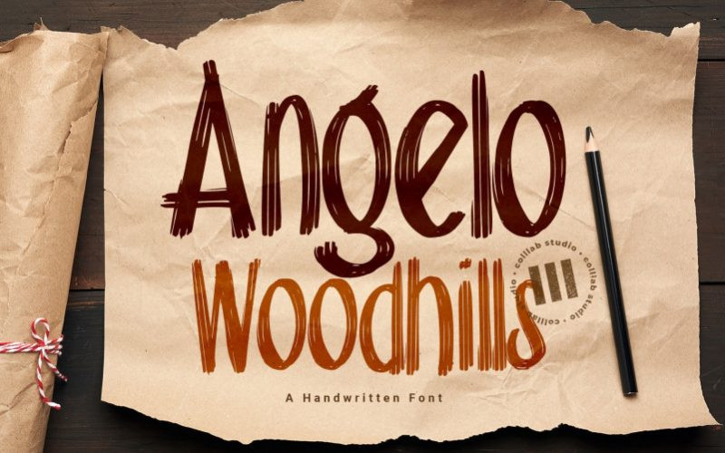 Angelo Woodhills Font