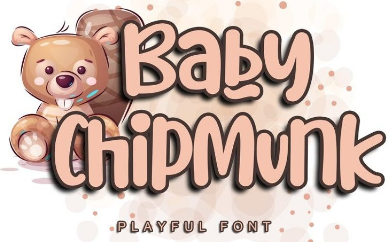 Baby Chipmunk Font