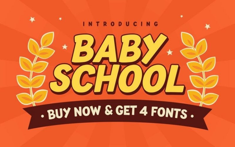 Baby School Font