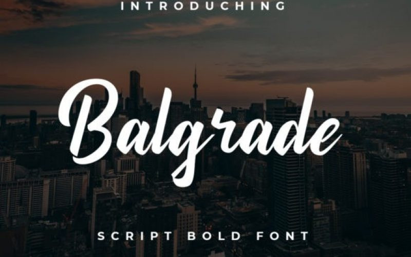 Balgrade Font