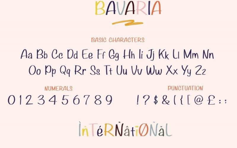 Bavaria Font