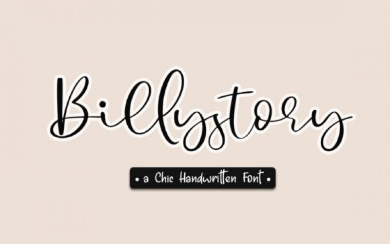 Billystory Font