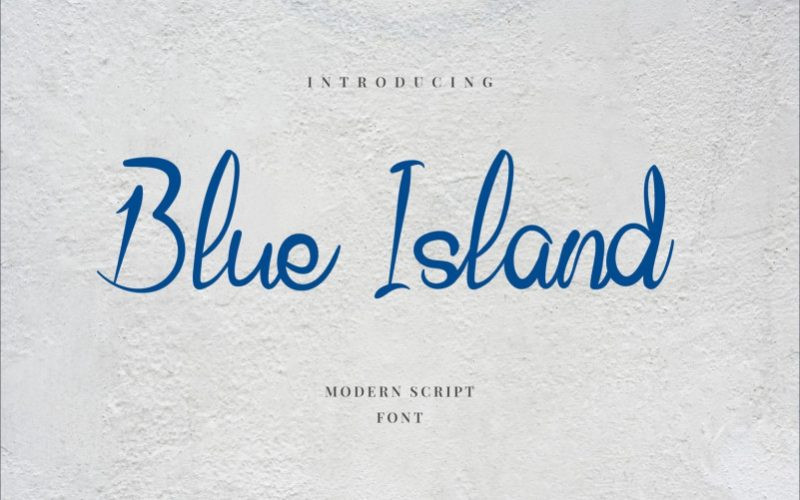 Blue Island Font