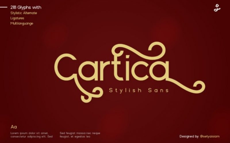 Cartica Font