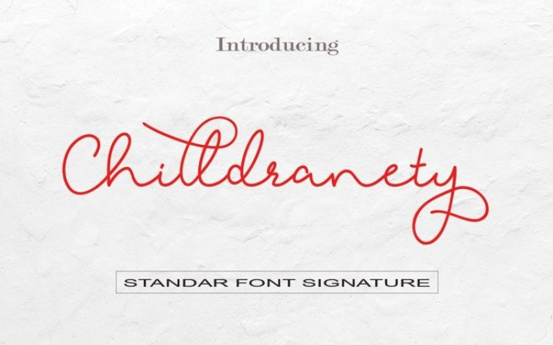 Chilldranety Font