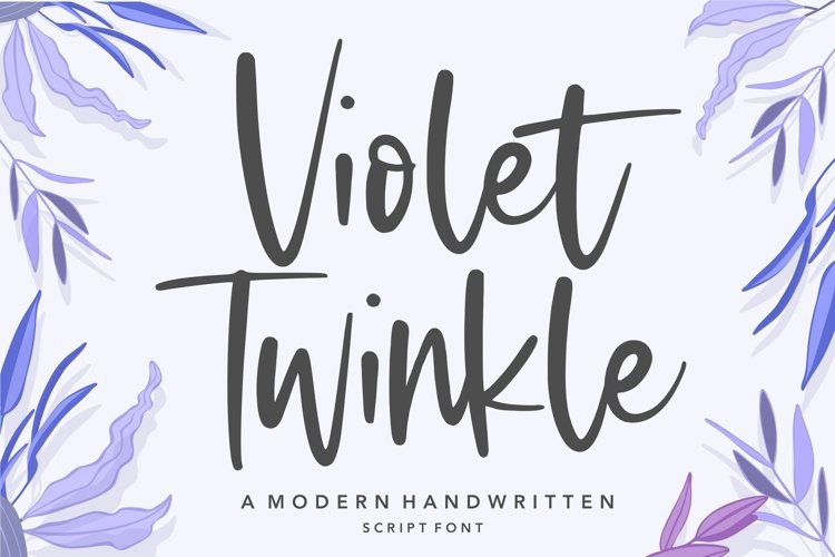 Violet Twinkle Font