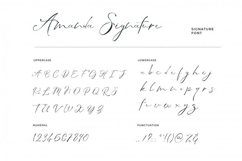 Amanda Signature Font