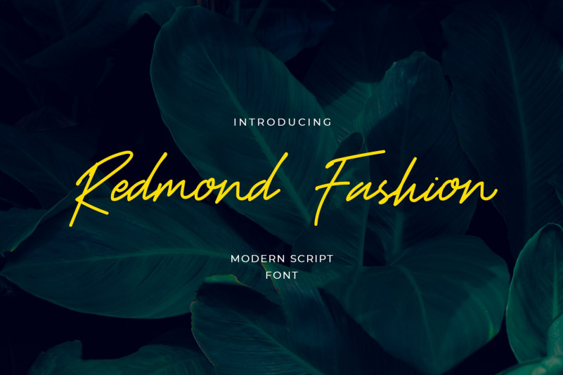 Redmond Fashion Font