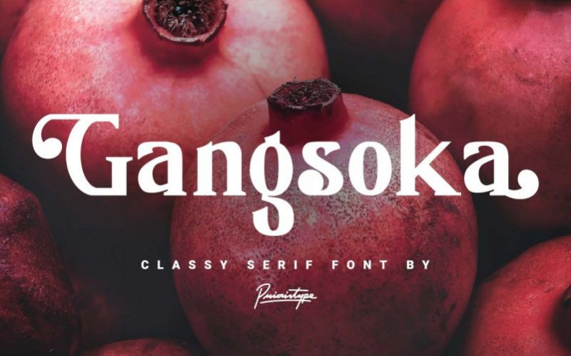 Gangsoka Font