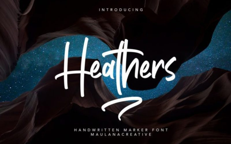 Heathers Font