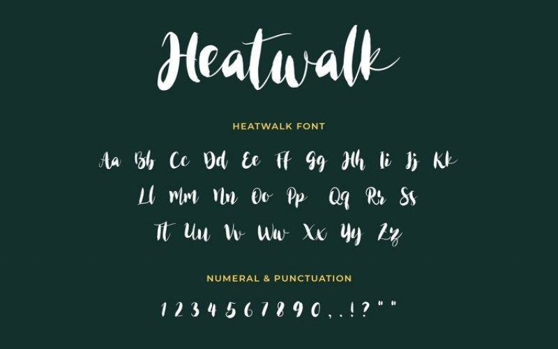 Heatwalk Font