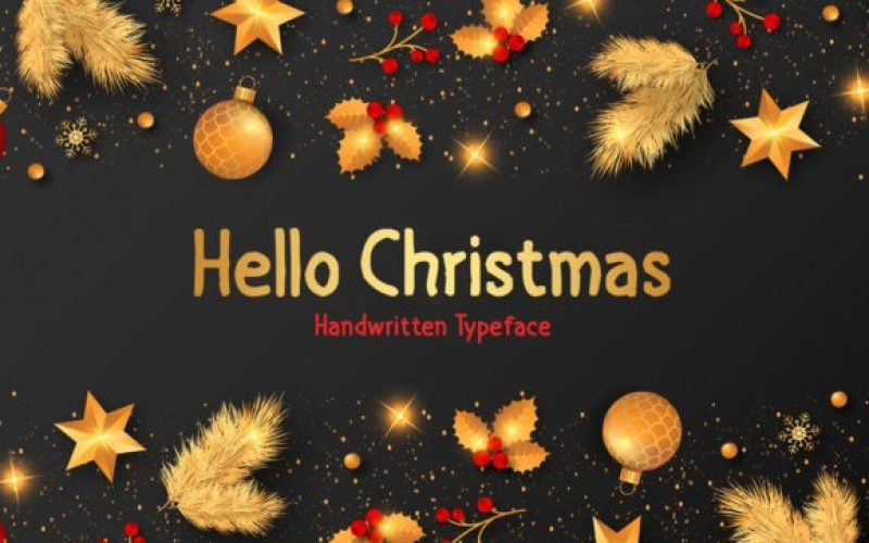 Hello Christmas Font