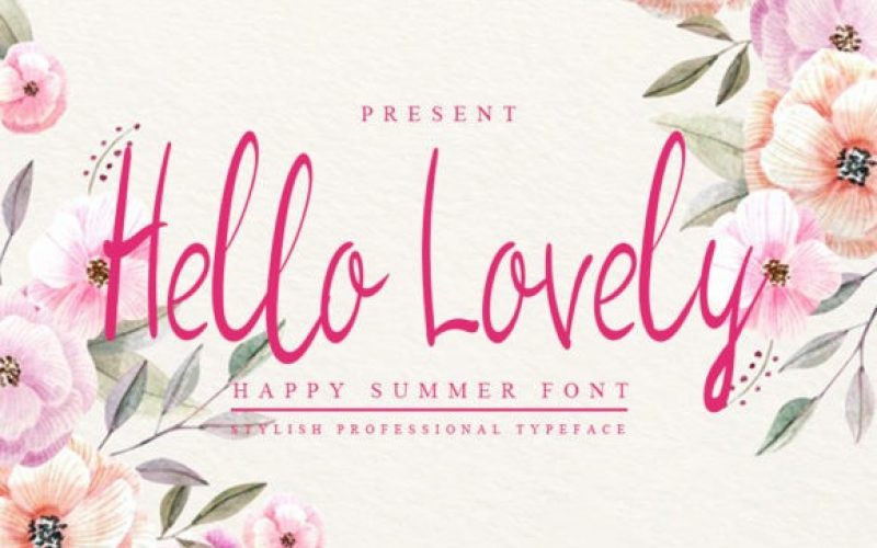 Hello Lovely Font