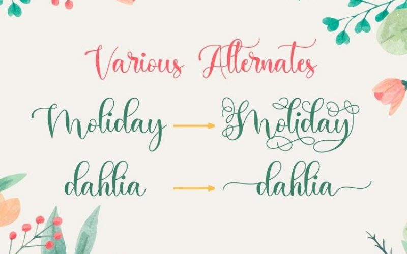 Holiday Font