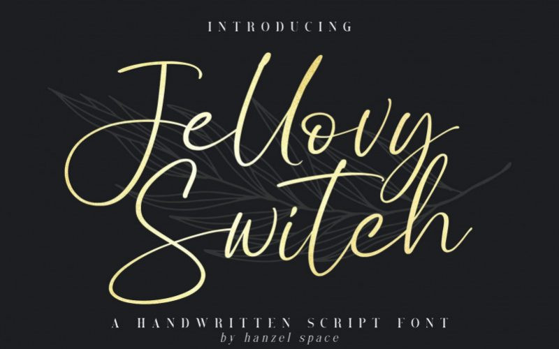 Jellovy Switch Font