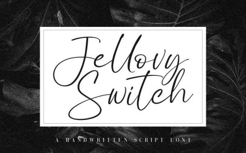 Jellovy Switch Font