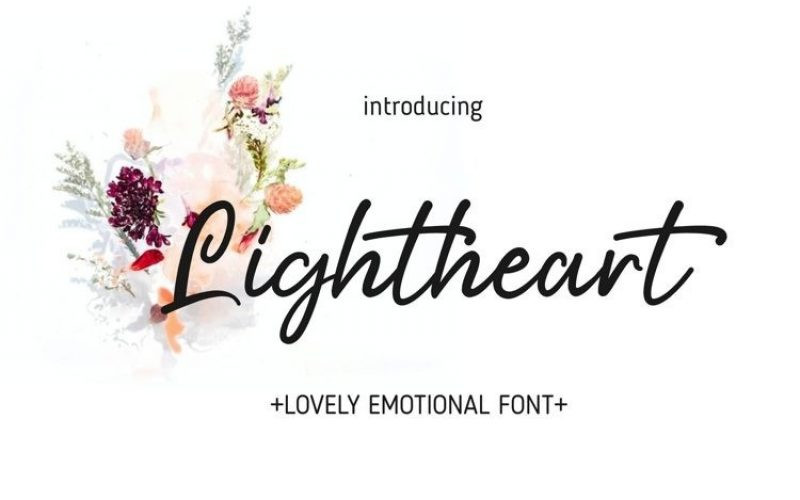 Lightheart Font