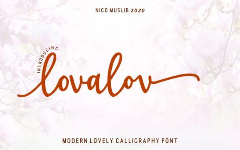 Lovalov Font