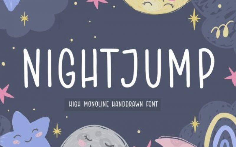 Night Jump Font