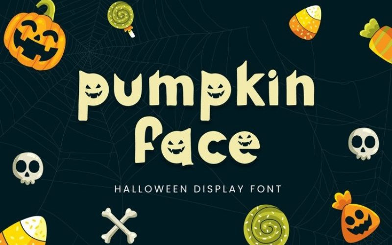 Pumpkin Face Font