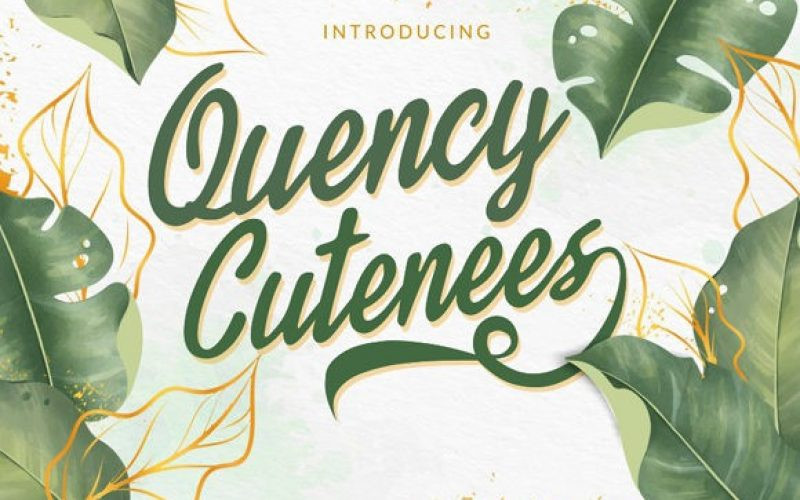 Quency Cutenees Font