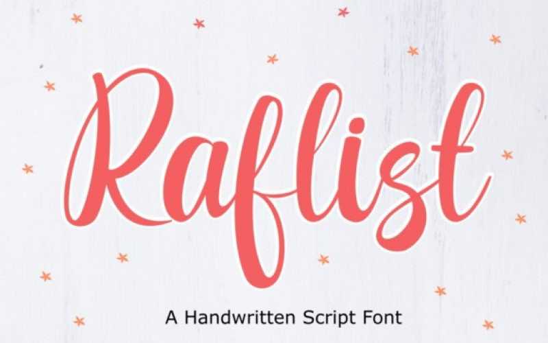 Raflist Font
