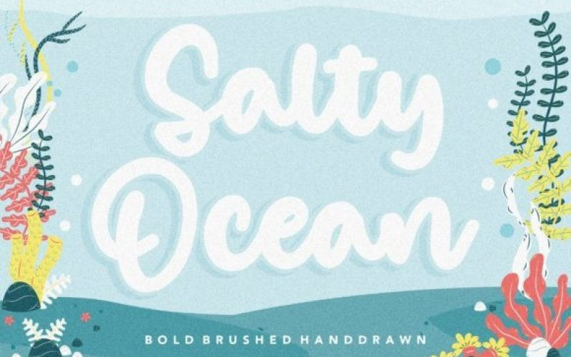 Salty Ocean Font