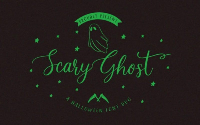 Scary Ghost Font