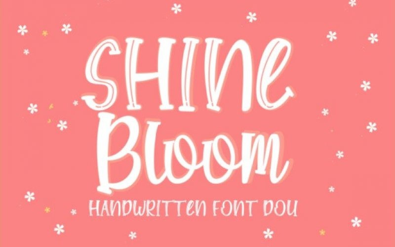 Shine Bloom Font