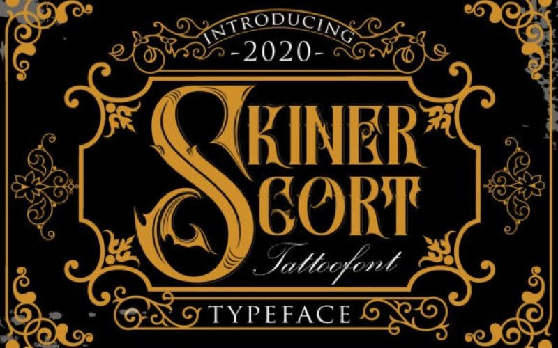 Skiner Scort Font