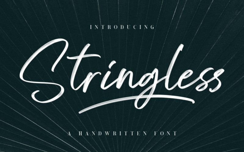 Stringless Font