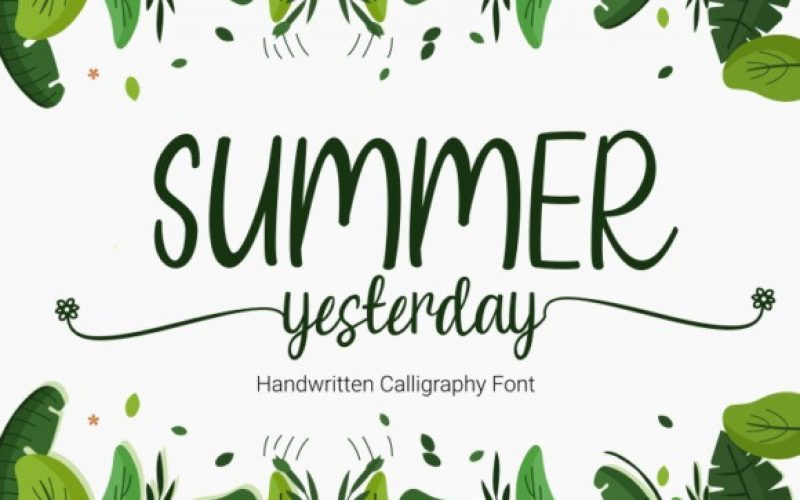 Summer Yesterday Font