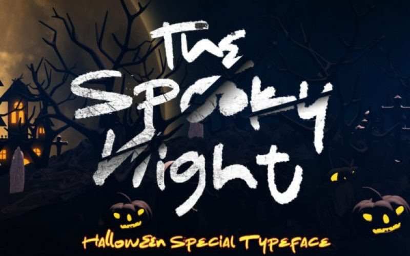 The Spooky Night Font