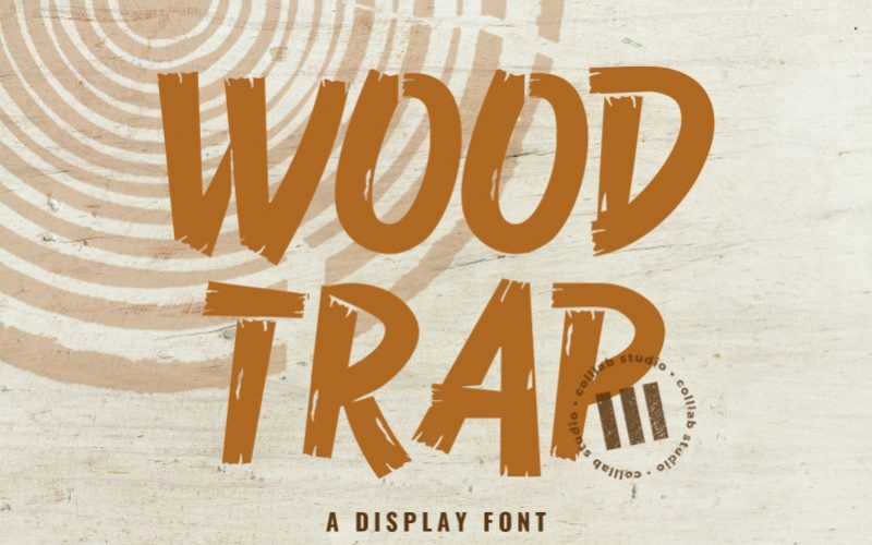Wood Trap Font