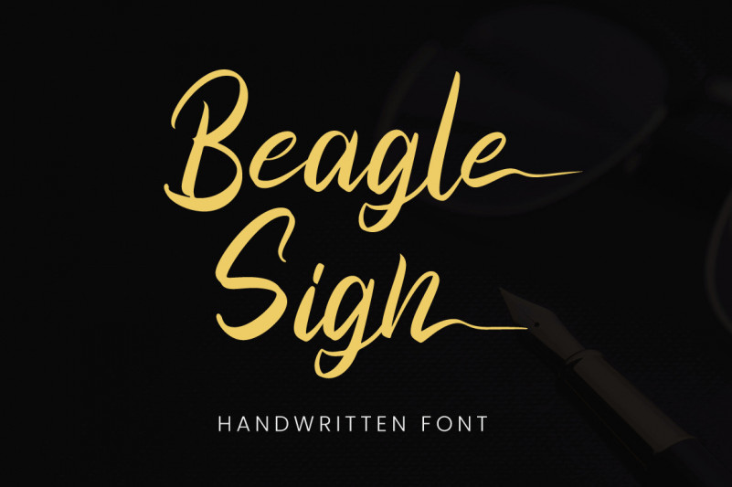 Beagle Sign Font
