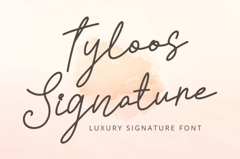 Tyloos Signature Font