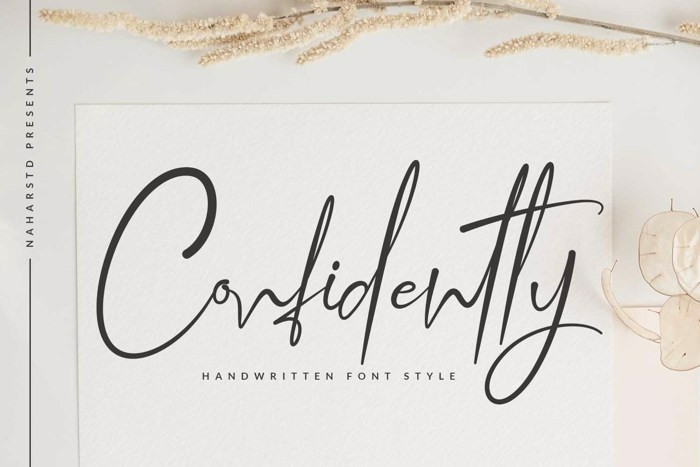 Confidently Font