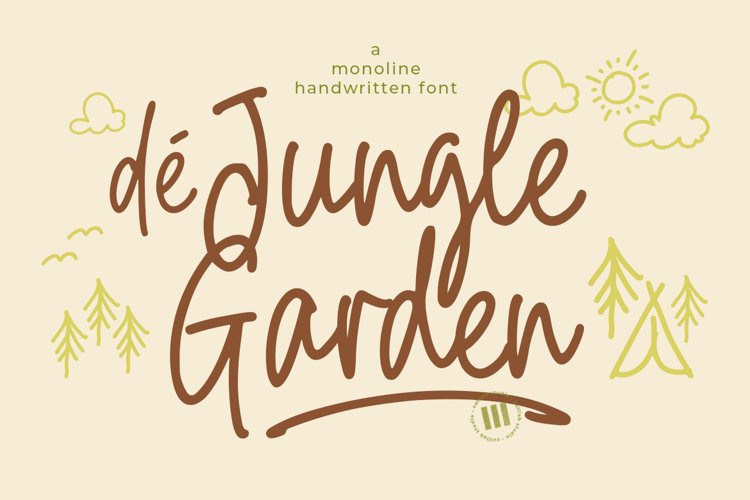 De Jungle Garden Font