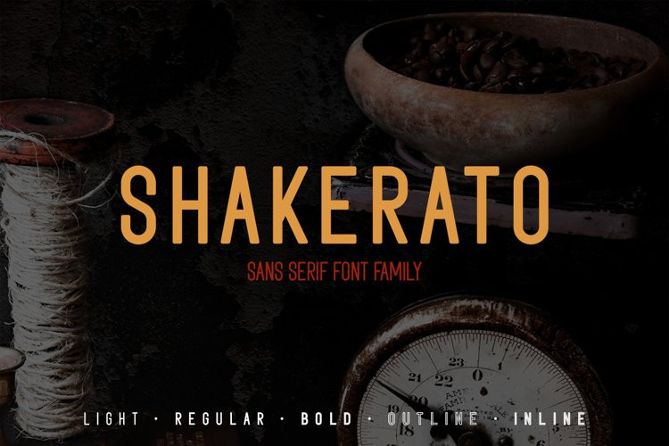 Shakerato Font