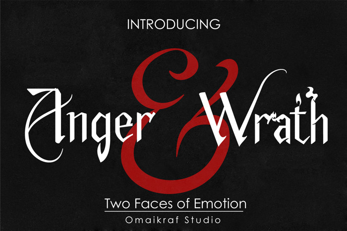 Anger And Wrath Font