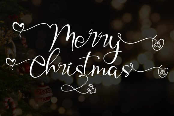 Holy Christmas Tree Font