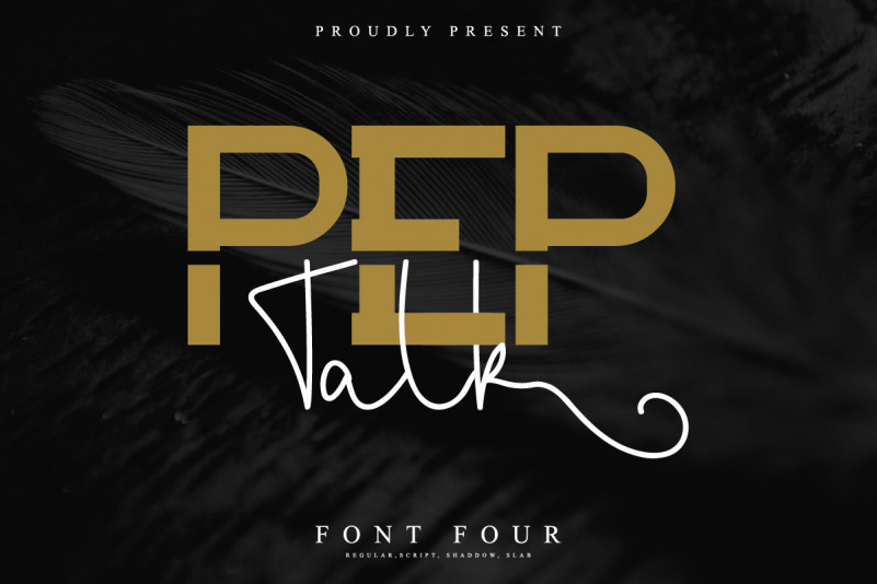 Pep Talk Font