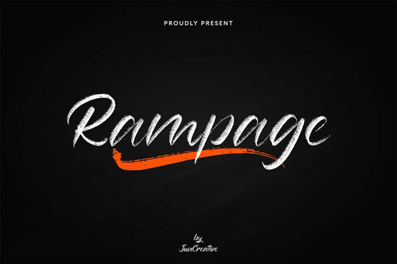 Rampage Font