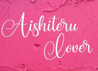 Aishiteru Lover Font