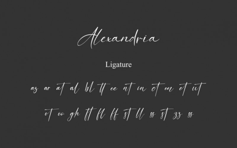 Alexandria Font