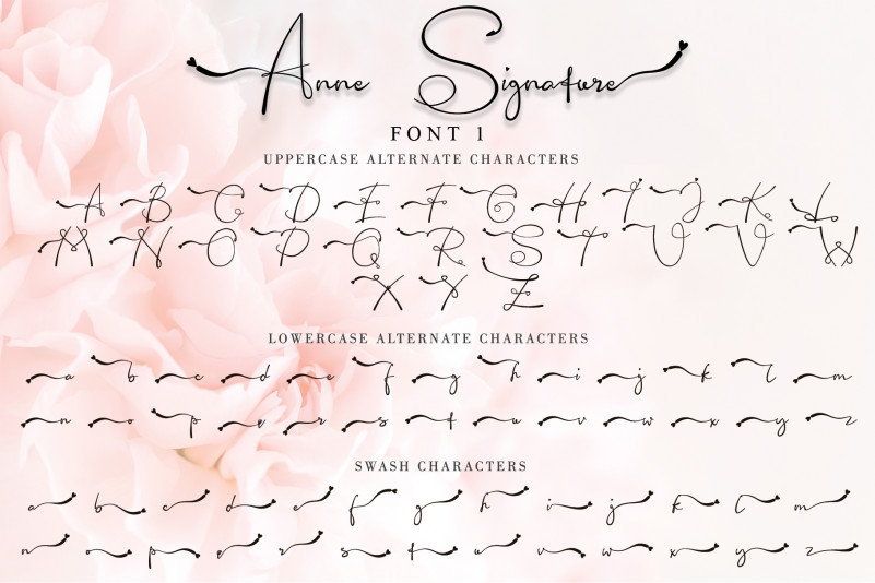 Anne Signature Font